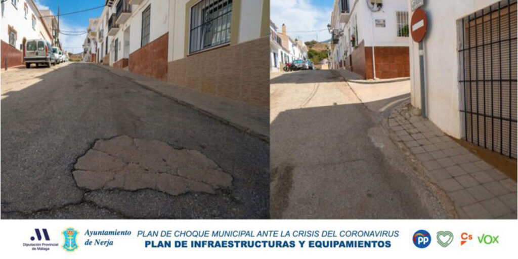 Firmada el acta para iniciar las obras de reurbanización de las calles San José y San Joaquín en Maro 6 calles maro