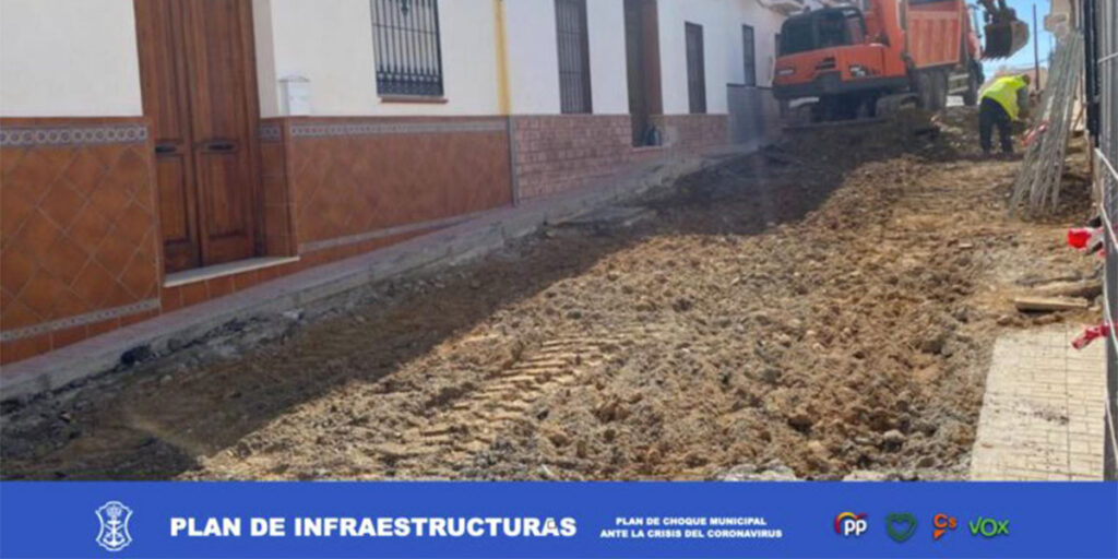 Se inician las obras de reurbanización de las calles San José y San Joaquín en Maro (Plan de Infraestructuras) 3 obras nerja