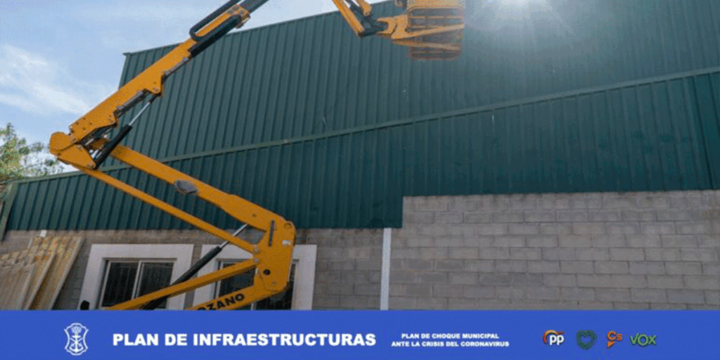 reparación de la cubierta del pabellón del instituto 8 cubierta