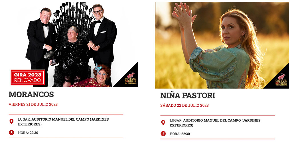 Este fin de semana, humor ocurrente y el flamenco más puro, en el 62 Festival de Música Cueva de Nerja 5 festival cueva