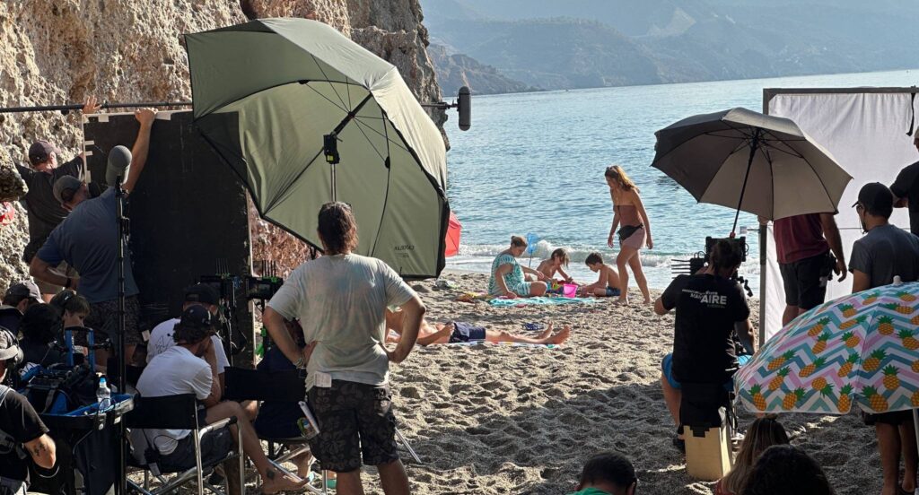 ALEJANDRA JIMÉNEZ Y JUAN DIEGO BOTTO RUEDAN EN NERJA 6 fcine
