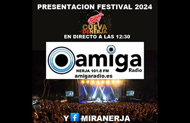 Presentación cartel del festival cueva de Nerja 2024 5 fest amiga